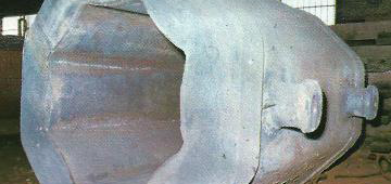 Ingot mould for 40 tons forged ingot 